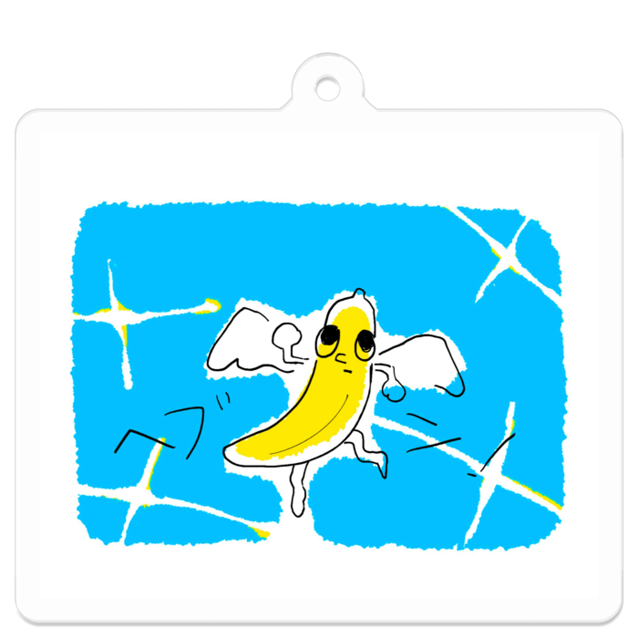 アクリルキーホルダー - 50 x 50 (mm)