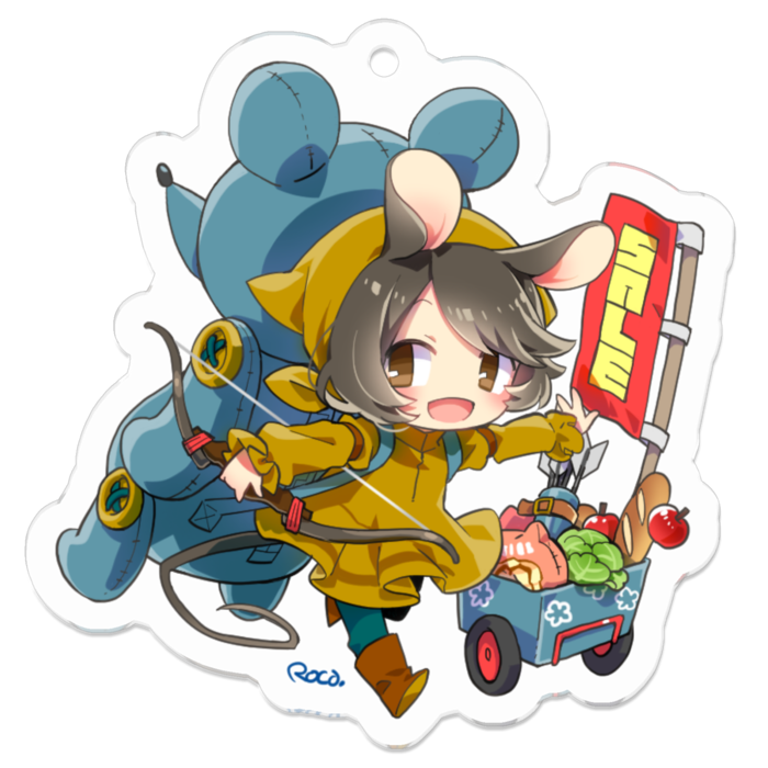 アクリルキーホルダー - 50 x 50 (mm)