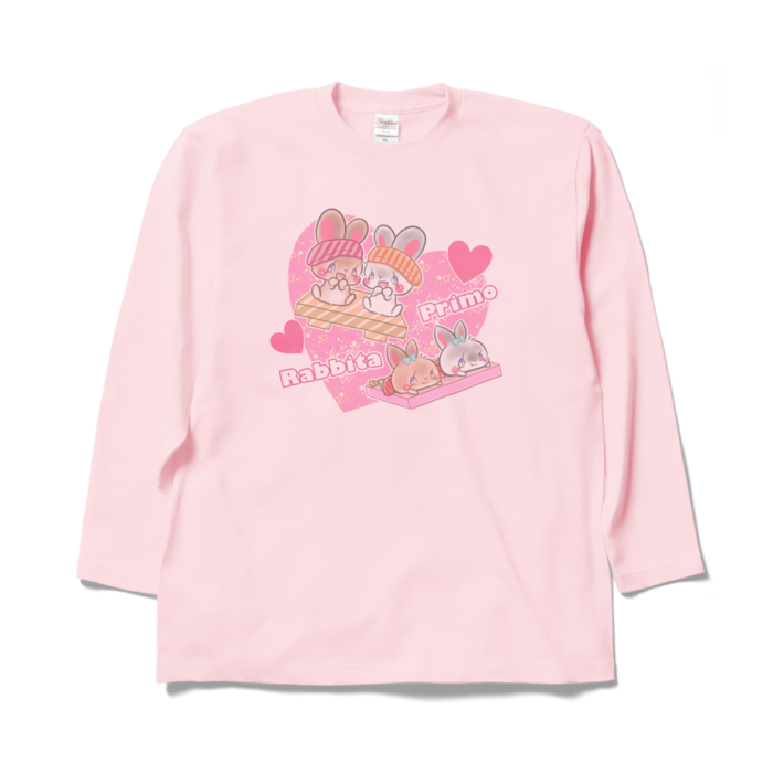 ロングスリーブTシャツ - XL - ライトピンク