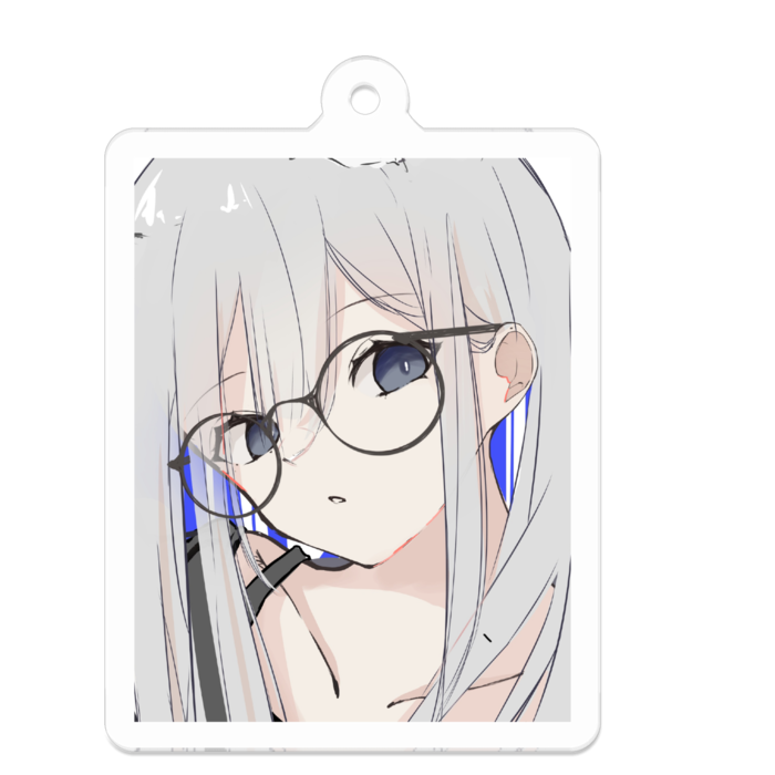 アクリルキーホルダー - 50 x 50 (mm)