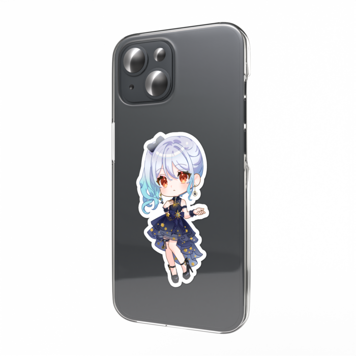 ドレス衣装おすまし_スマホステッカー