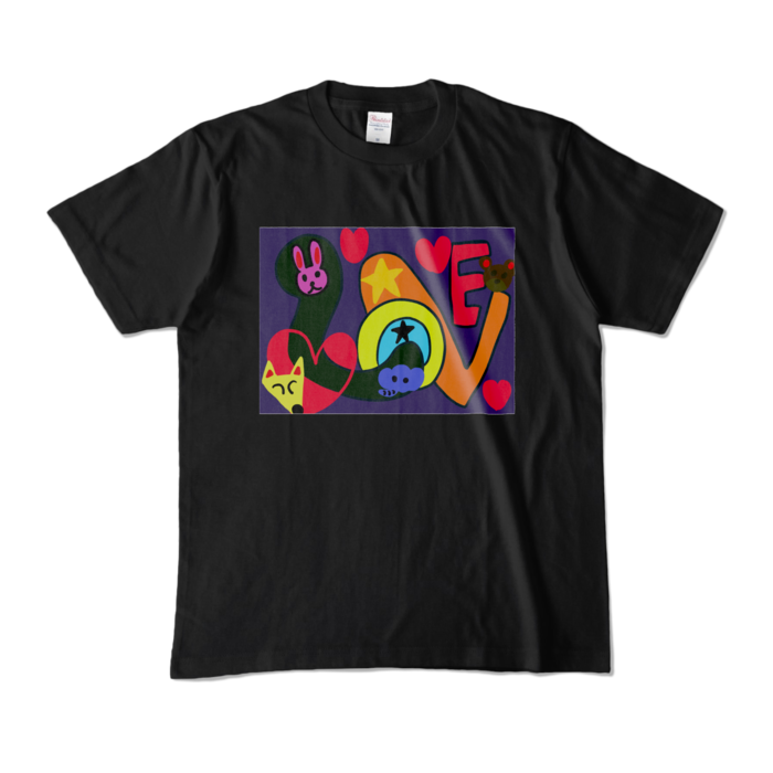 カラーTシャツ - M - ブラック (濃色)