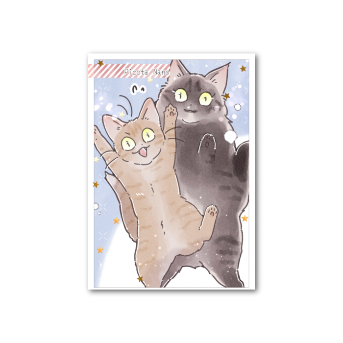 フォト風カード - 縦 - 両面