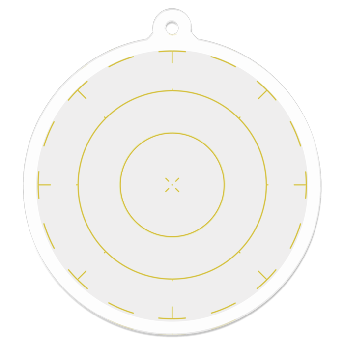 アクリルキーホルダー（コーティング） - 50 x 50 (mm)
