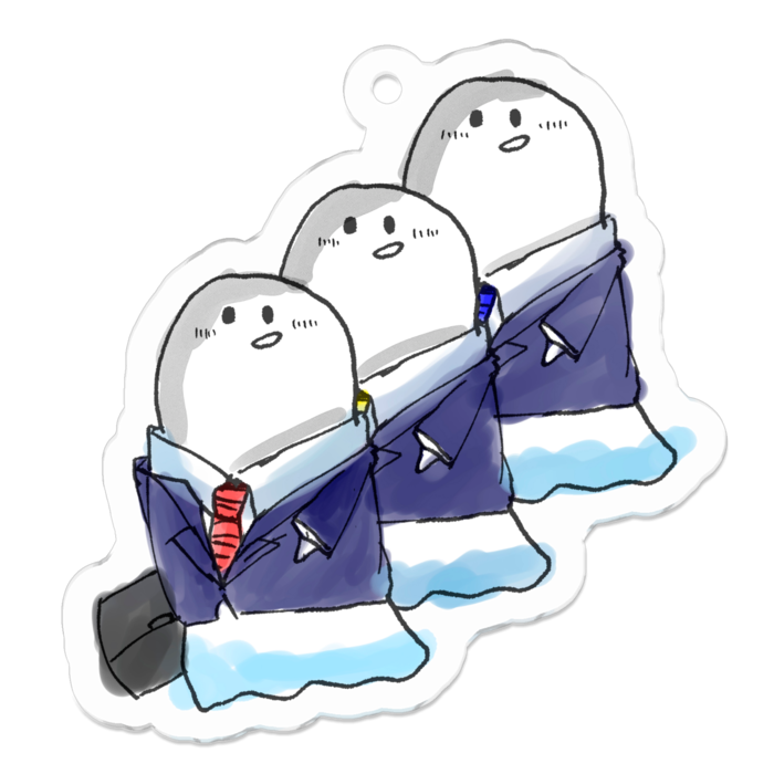 アクリルキーホルダー - 50 x 50 (mm)