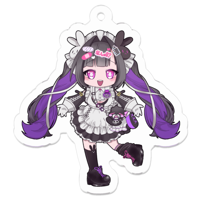 アクリルキーホルダー - 50 x 50 (mm)