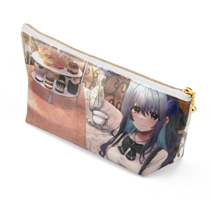 ポーチ - 長さ21.5cm / 高さ10cm - ホワイト