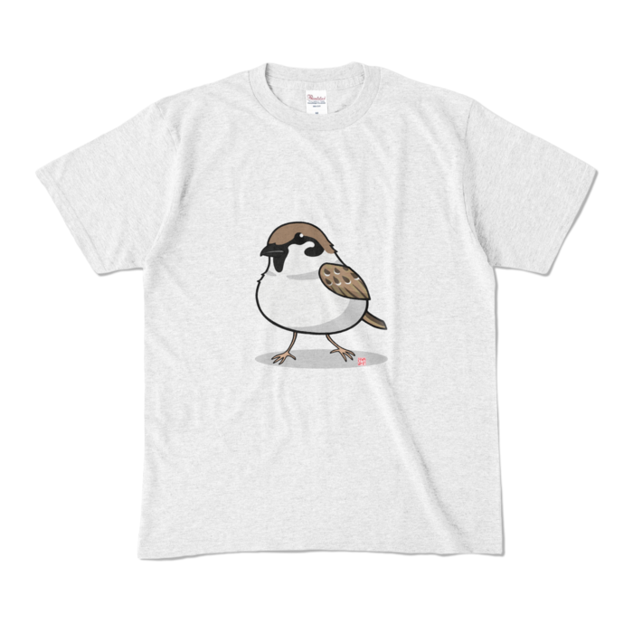 カラーTシャツ文字なし - M - アッシュ (淡色)