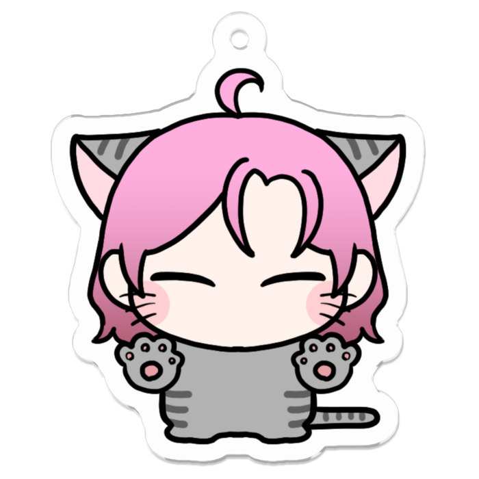 アクリルキーホルダー（コーティング） - 50 x 50 (mm)