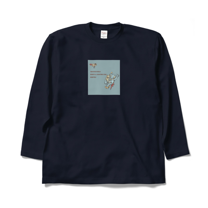 ロングスリーブTシャツ - XL - ネイビー