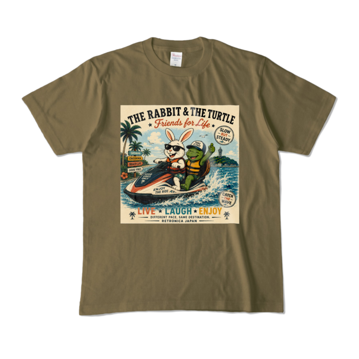 カラーTシャツ - M - オリーブ (濃色)