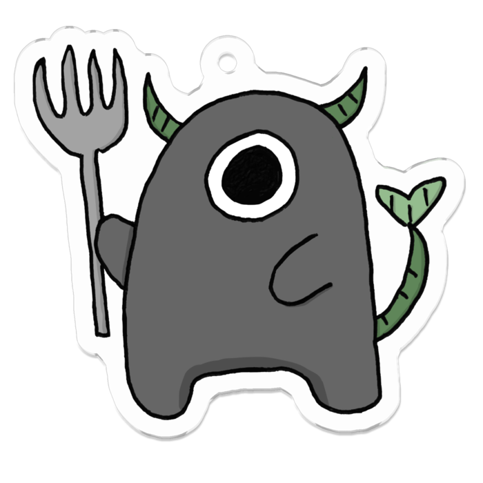 アクリルキーホルダー - 50 x 50 (mm)