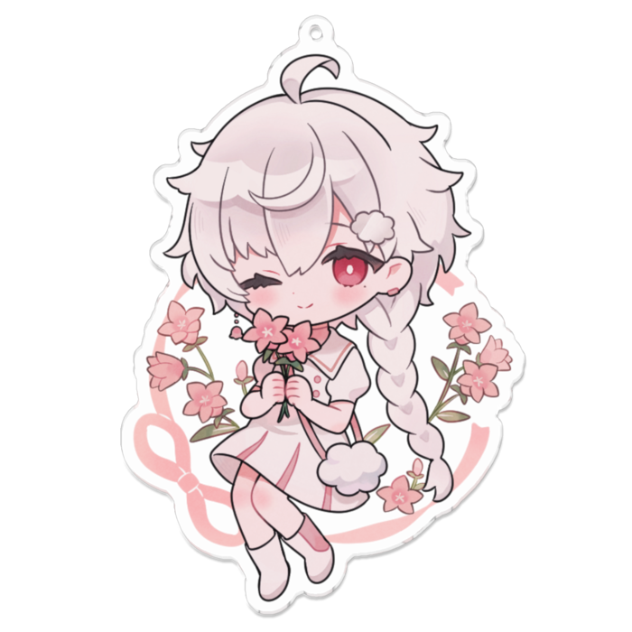 アクリルキーホルダー - 100 x 100 (mm)