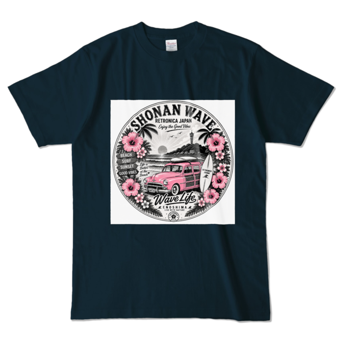 カラーTシャツ - L - ネイビー (濃色)