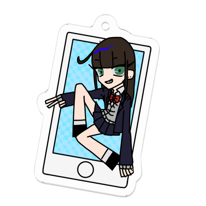 アクリルキーホルダー - 50 x 50 (mm)