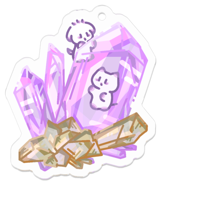 アクリルキーホルダー - 50 x 50 (mm)