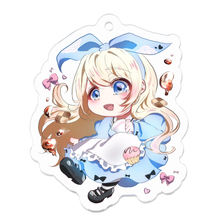 アクリルキーホルダー - 50 x 50 (mm)