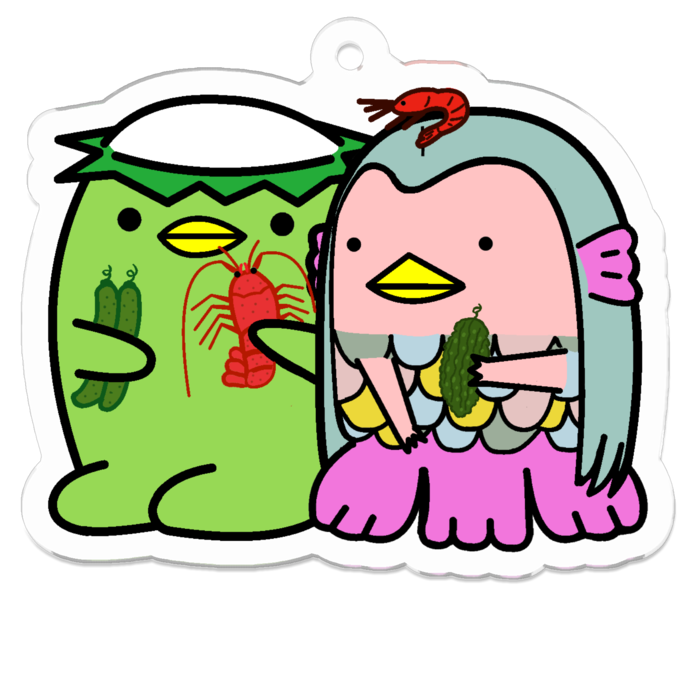 アクリルキーホルダー - 50 x 50 (mm)