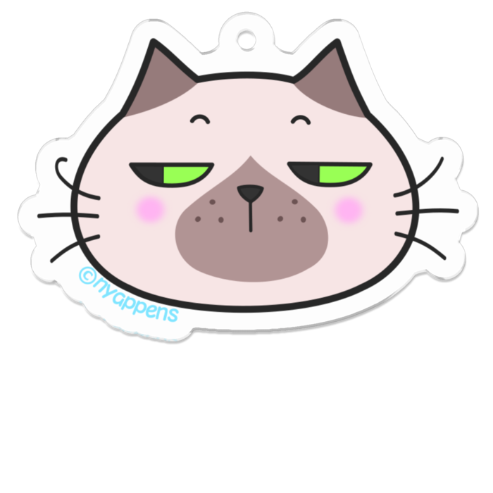 アクリルキーホルダー - 50 x 50 (mm)