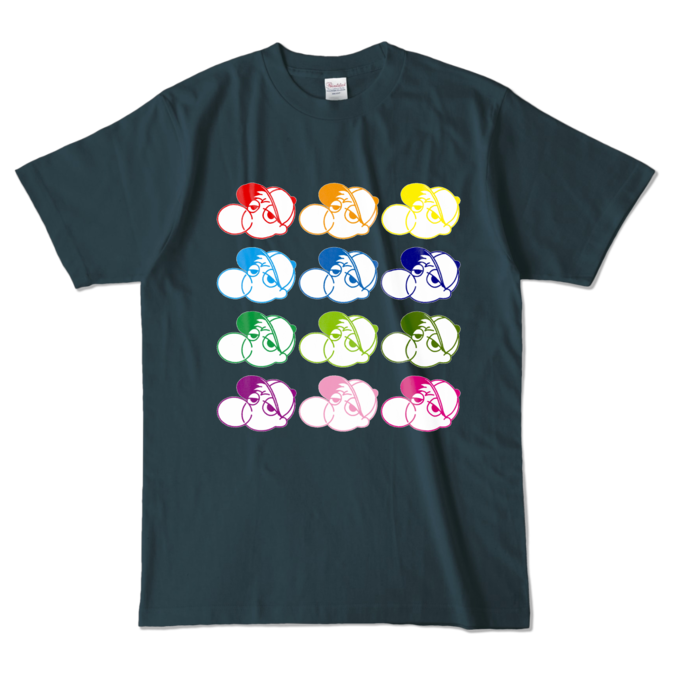 カラーTシャツ - L - デニム (濃色)