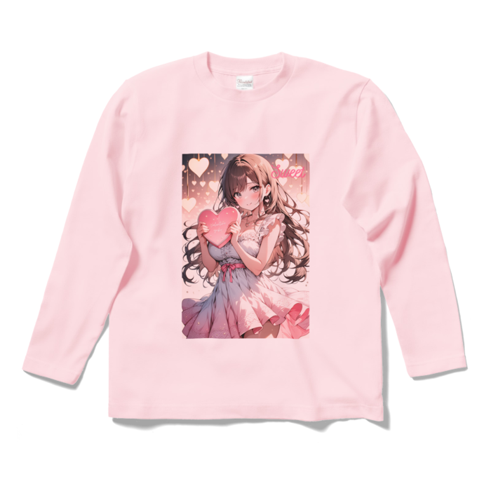ロングスリーブTシャツ - S - ライトピンク