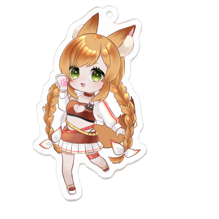 アクリルキーホルダー - 70 x 70 (mm)