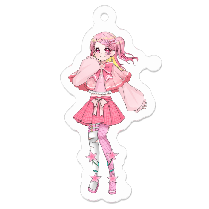 アクリルキーホルダー - 50 x 50 (mm)