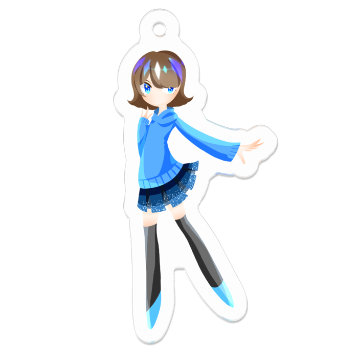 アクリルキーホルダー - 50 x 50 (mm)