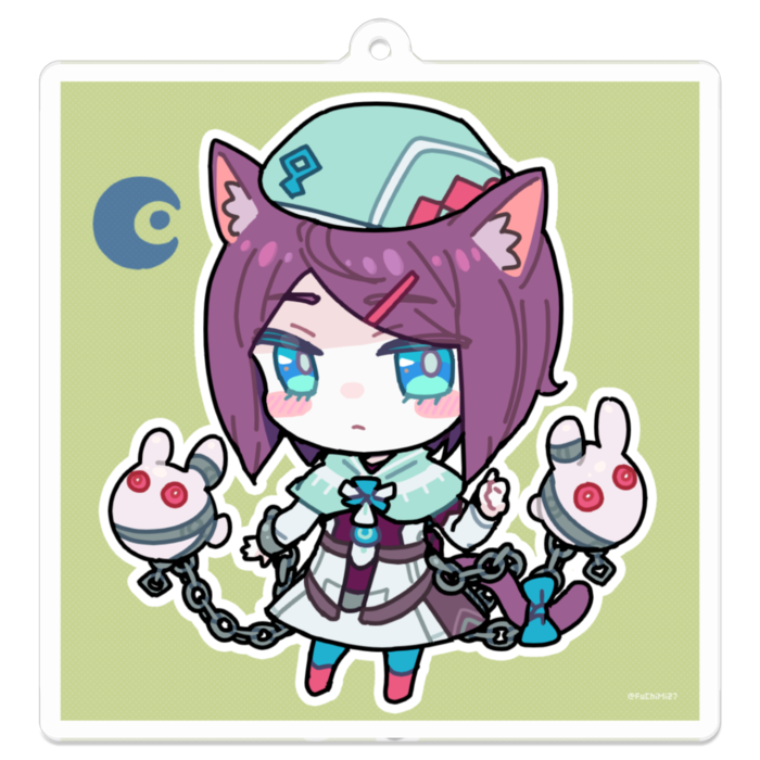 アクリルキーホルダー - 70 x 70 (mm)