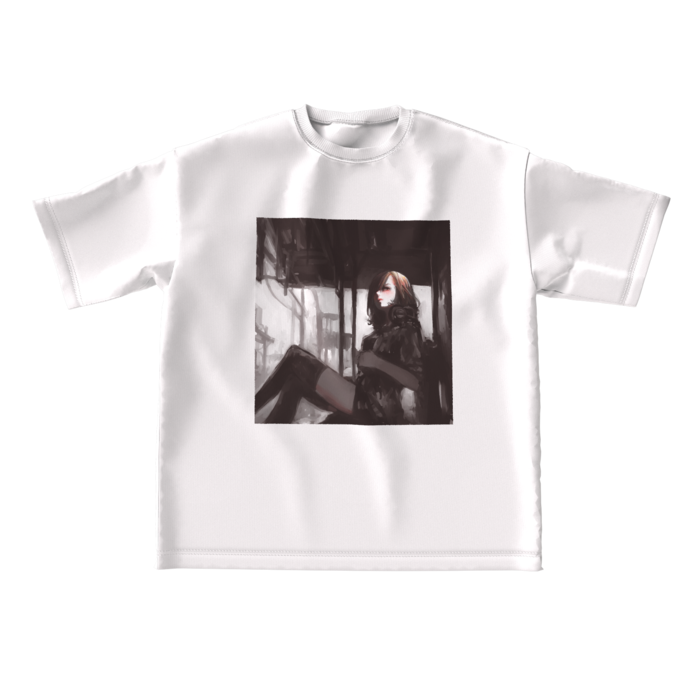 ビッグシルエットTシャツ - L - 正面