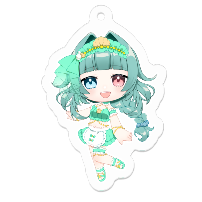 アクリルキーホルダー - 50 x 50 (mm)