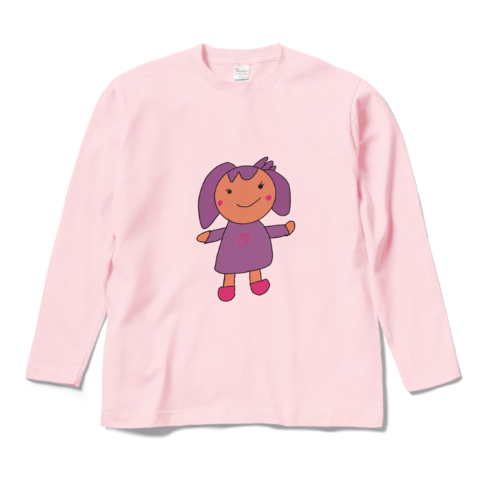 ロングスリーブTシャツ - M - ライトピンク