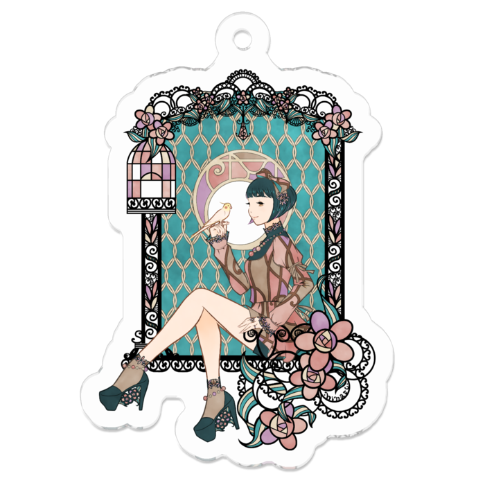 アクリルキーホルダー - 50 x 50 (mm)