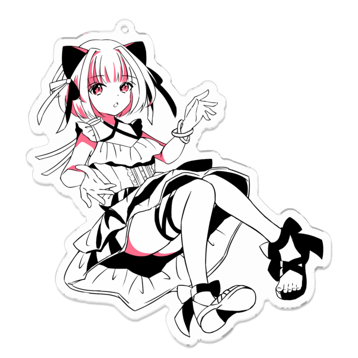 アクリルキーホルダー - 100 x 100 (mm)