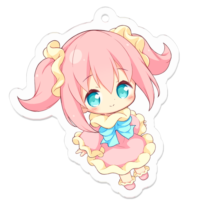 アクリルキーホルダー - 50 x 50 (mm)