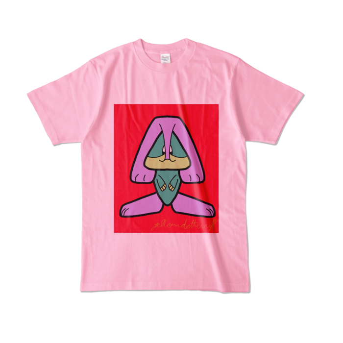 カラーTシャツ - L - ピーチ (淡色)