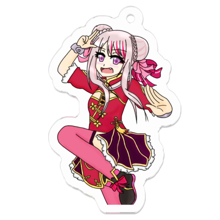 アクリルキーホルダー - 50 x 50 (mm)