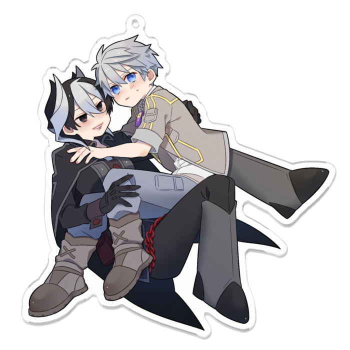 アクリルキーホルダー - 100 x 100 (mm)