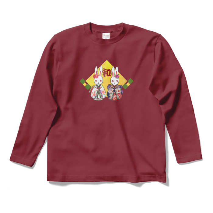 ロングスリーブTシャツ - S - バーガンディ