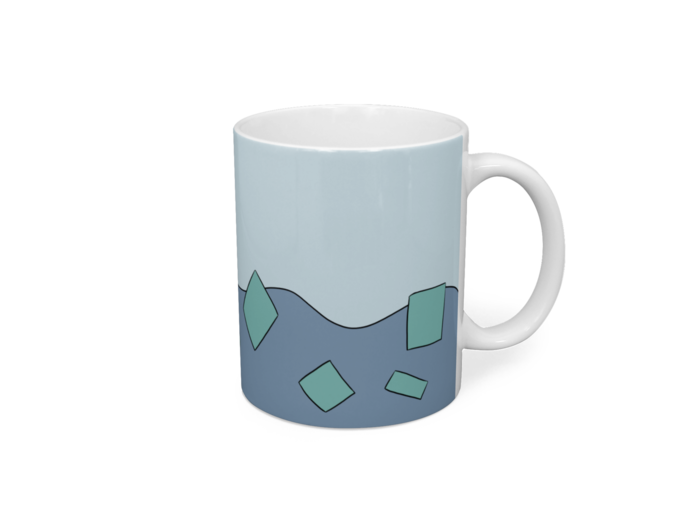 マグカップ - 直径 8 cm / 高さ 9.5 cm