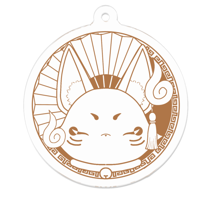 アクリルキーホルダー - 50 x 50 (mm)
