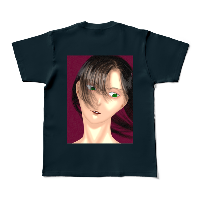 カラーTシャツ - M - ネイビー （濃色）背面