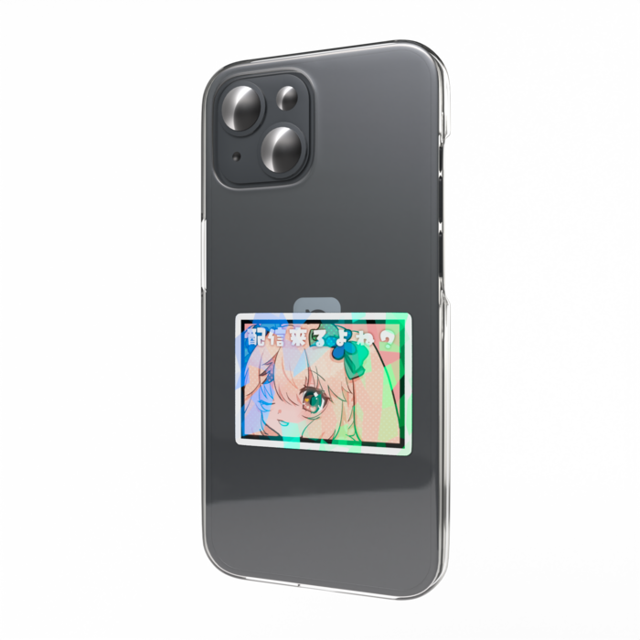 ホログラムスマホステッカー - 縦