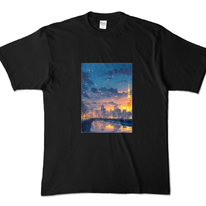 カラーTシャツ - XL - ブラック (濃色)