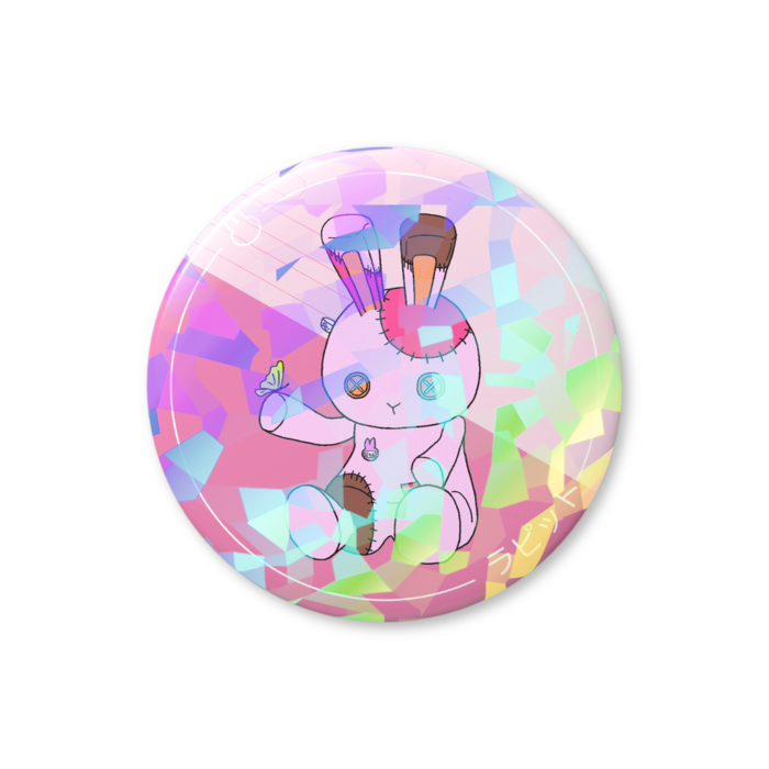 ホログラム缶バッジ - 76mm