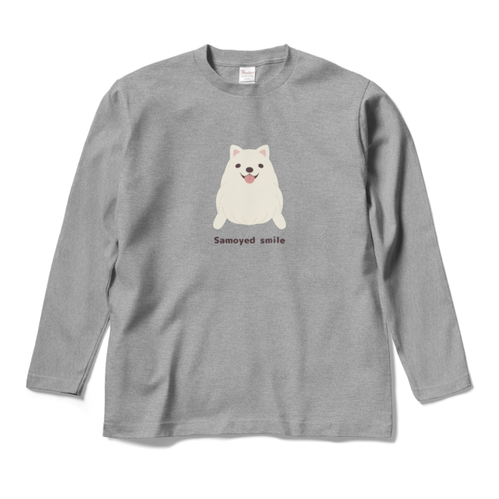 ロングスリーブTシャツ　灰　M