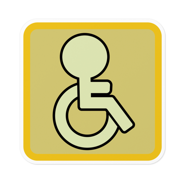 ステッカー - 100 x 100 (mm)