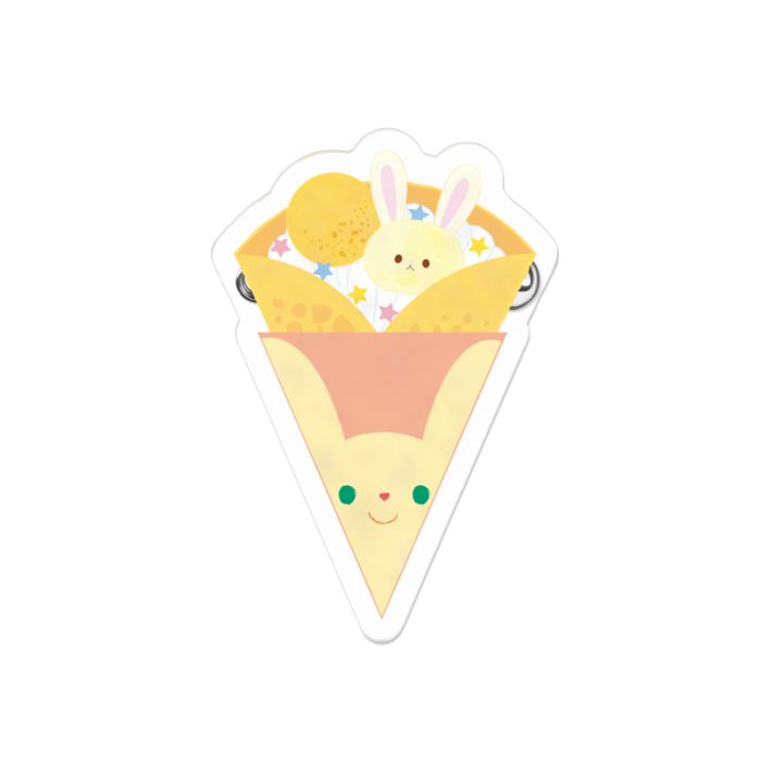 クレープ うさぎとお月さま 3tyame6shop Booth