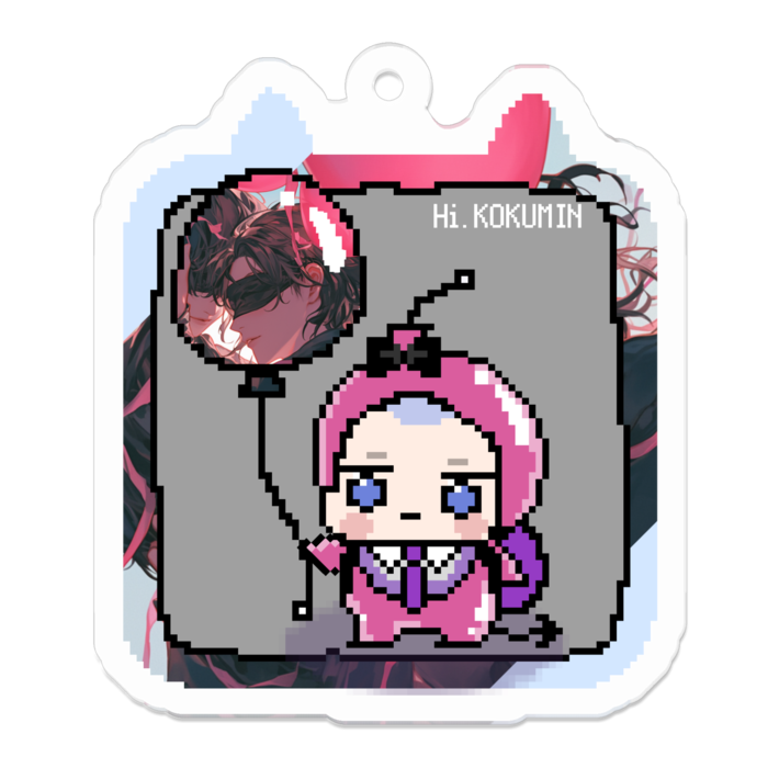 アクリルキーホルダー - 50 x 50 (mm)
