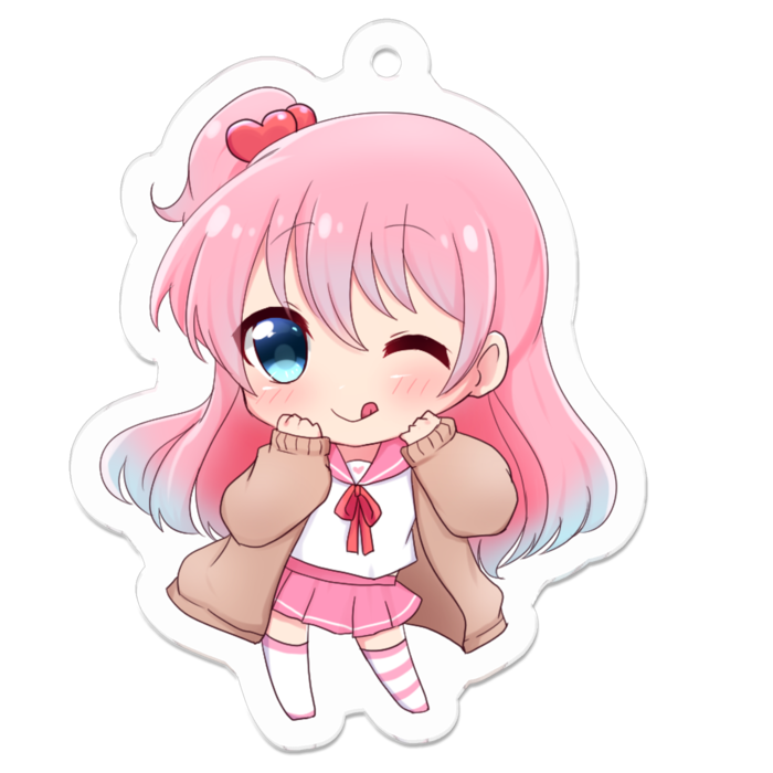 アクリルキーホルダー - 50 x 50 (mm)